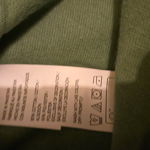 Izod Saltwater Green Long Sleeve Henley - Picture 4 of 7